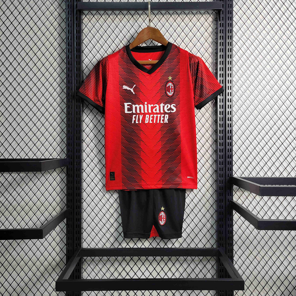 AC Milan 23-24 Home Kids Kit